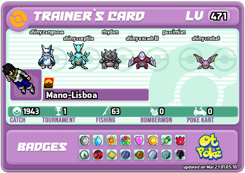 Mano-Lisboa Card otPokemon.com