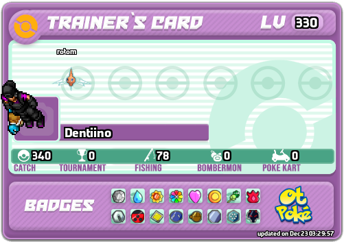 Dentiino Card otPokemon.com