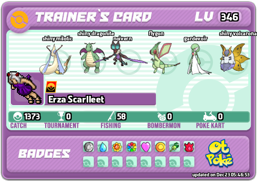 Erza Scarlleet Card otPokemon.com