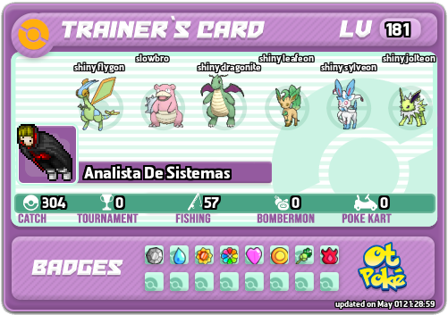 Analista De Sistemas Card otPokemon.com