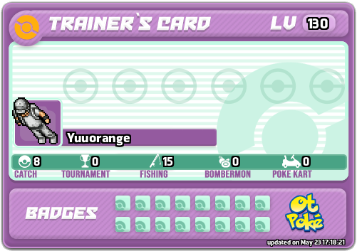 Yuuorange Card otPokemon.com