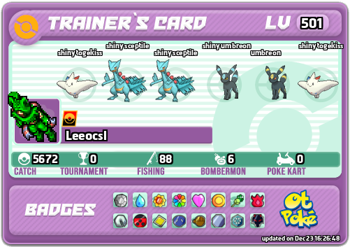 Leeocsl Card otPokemon.com