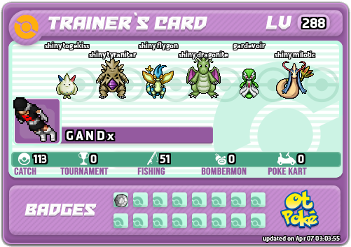 G A N D x Card otPokemon.com