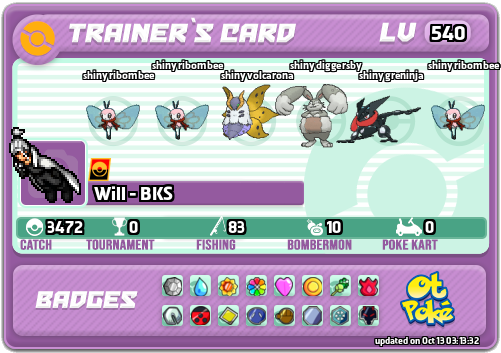 Will - BKS Card otPokemon.com