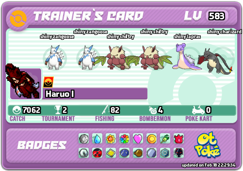 Haruo I Card otPokemon.com