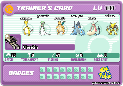 Cheetin Card otPokemon.com