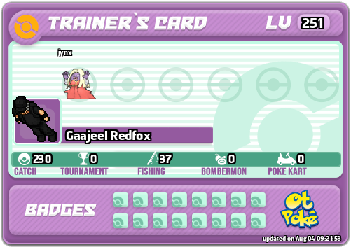 Gaajeel Redfox Card otPokemon.com