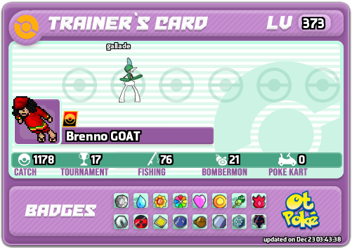 Brenno GOAT Card otPokemon.com