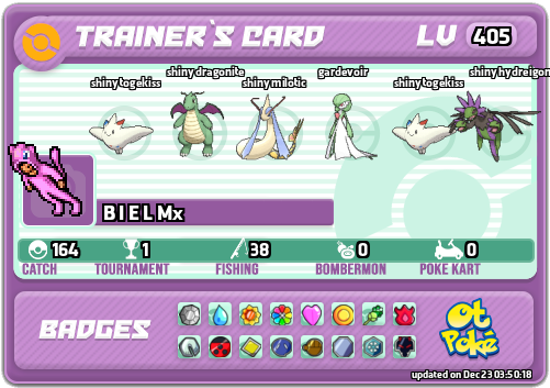 B I E L Mx Card otPokemon.com