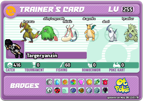 Targeryanzin Card otPokemon.com