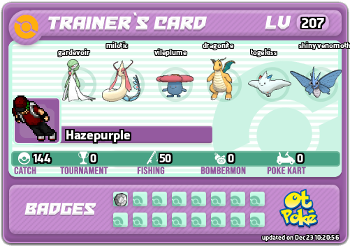 Hazepurple Card otPokemon.com