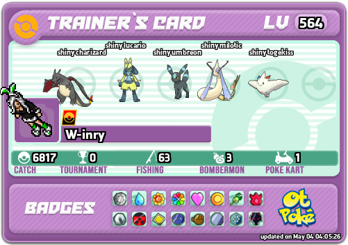 W-inry Card otPokemon.com