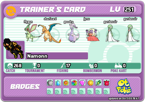 Namonn Card otPokemon.com