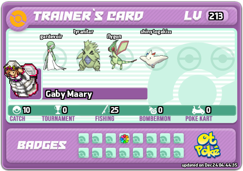 Gaby Maary Card otPokemon.com