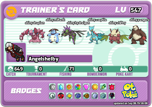 Angelshelby Card otPokemon.com