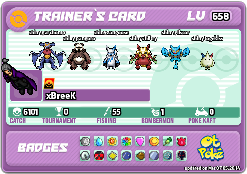 xBreeK Card otPokemon.com