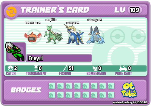 Freyrl Card otPokemon.com