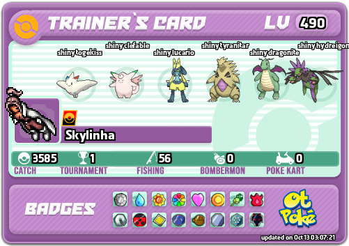 Skylinha Card otPokemon.com