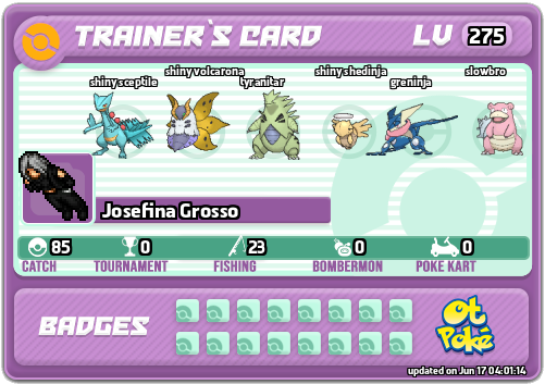 Josefina Grosso Card otPokemon.com