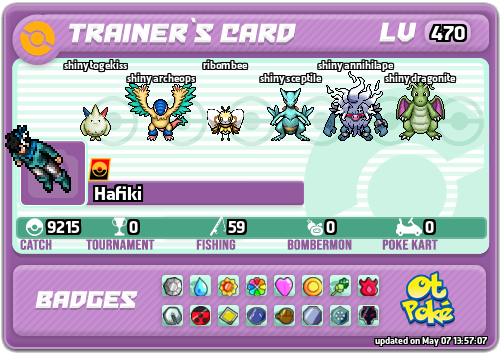 Hafiki Card otPokemon.com