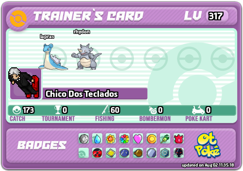 Chico Dos Teclados Card otPokemon.com