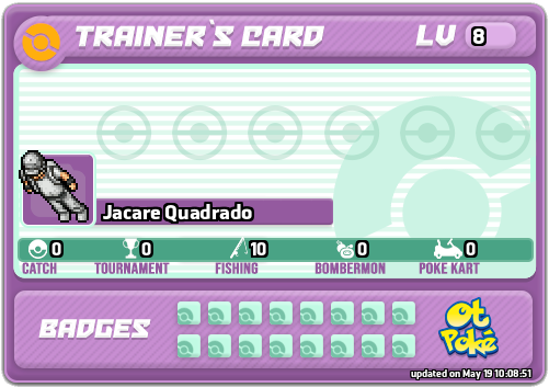Jacare Quadrado Card otPokemon.com