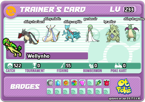 Wellynho Card otPokemon.com