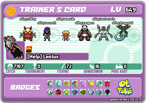 [Help] Leolux Card otPokemon.com