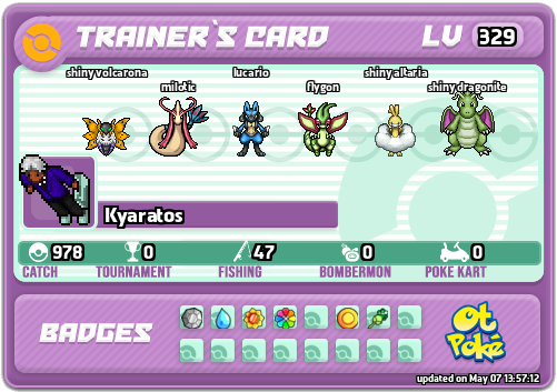 Kyaratos Card otPokemon.com