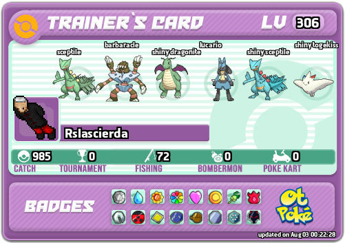 Rslascierda Card otPokemon.com
