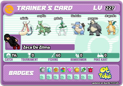 Zeca De Zilma Card otPokemon.com