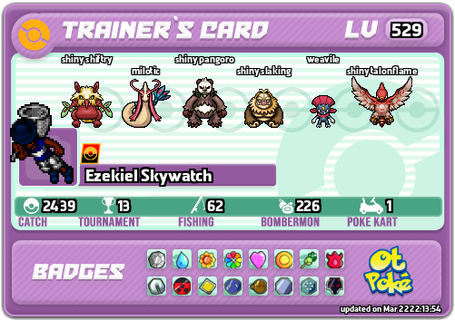 Ezekiel Skywatch Card otPokemon.com
