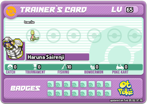 Haruna Sairenji Card otPokemon.com