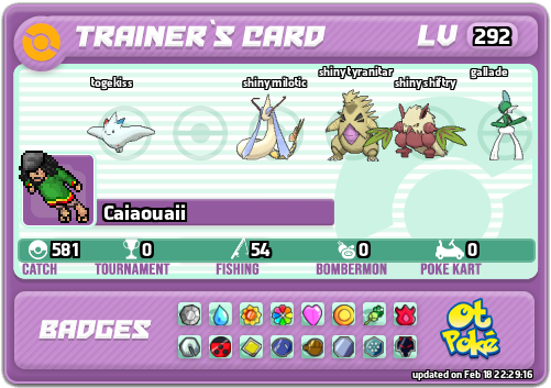 Caiaouaii Card otPokemon.com