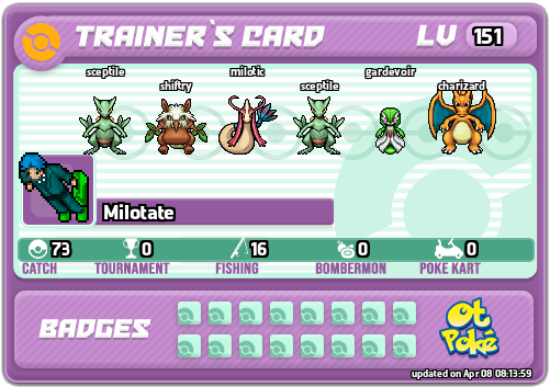Milotate Card otPokemon.com