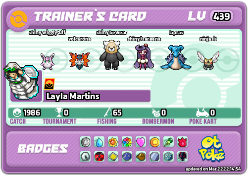 Layla Martins Card otPokemon.com