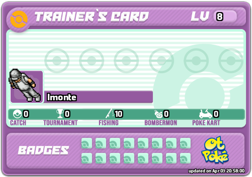 Imonte Card otPokemon.com