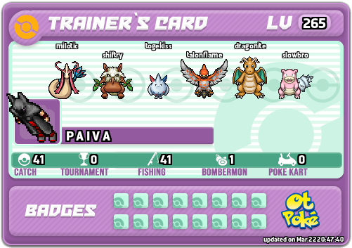 P A I V A Card otPokemon.com