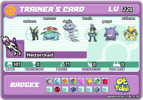 Hectorckad Card otPokemon.com