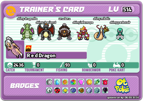 R e d Dragon Card otPokemon.com