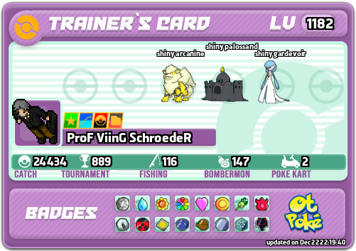 ProF ViinG SchroedeR Card otPokemon.com